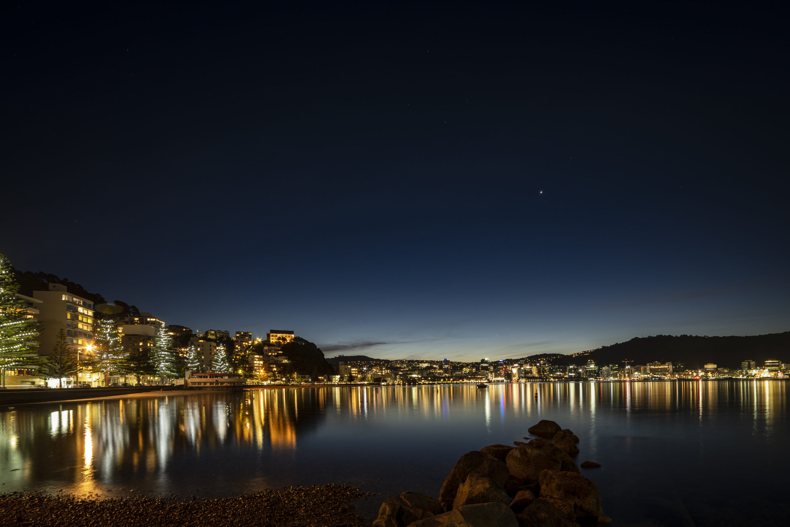 Wellington City from Oriental Bay